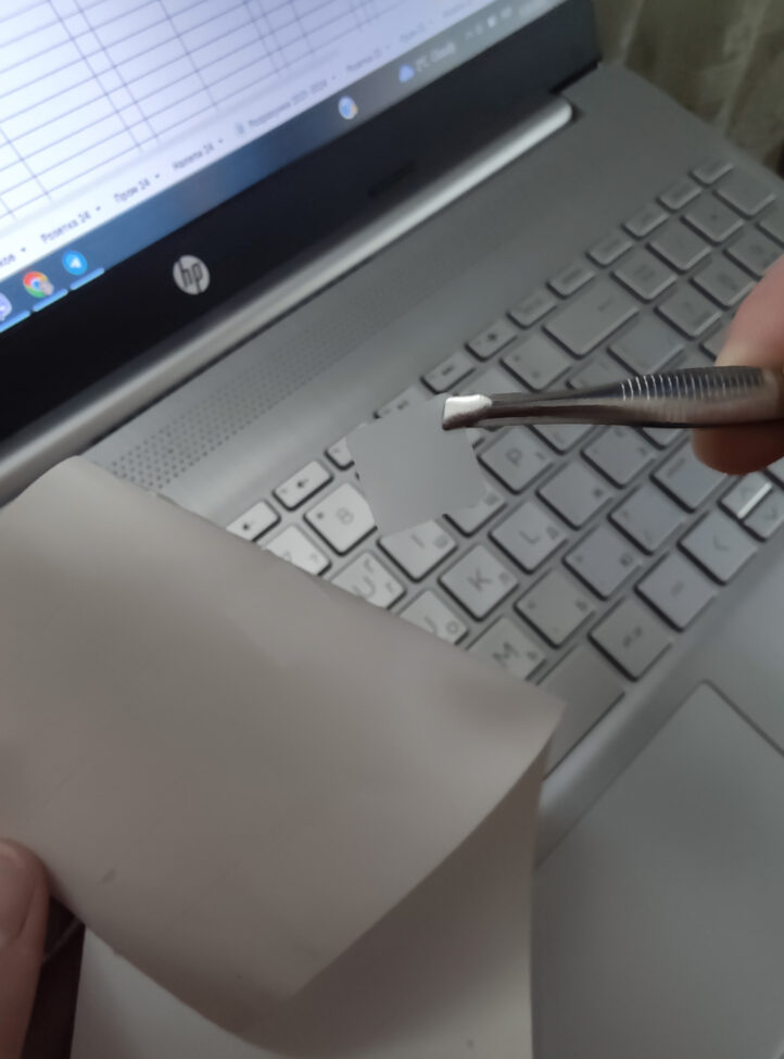 Захисні прозорі наклейки для клавіатури