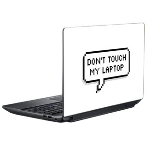 Наклейка на ноутбук Don't touch my laptop