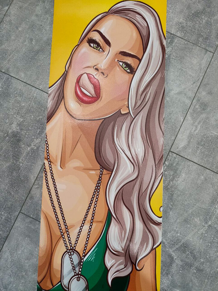 Наклейка на сноуборд на замовлення