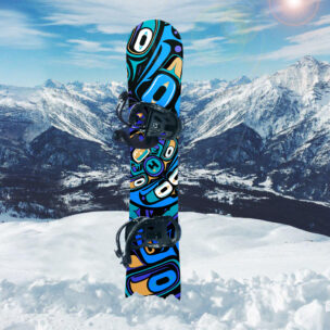 Наклейка на сноуборд Abstraction_02