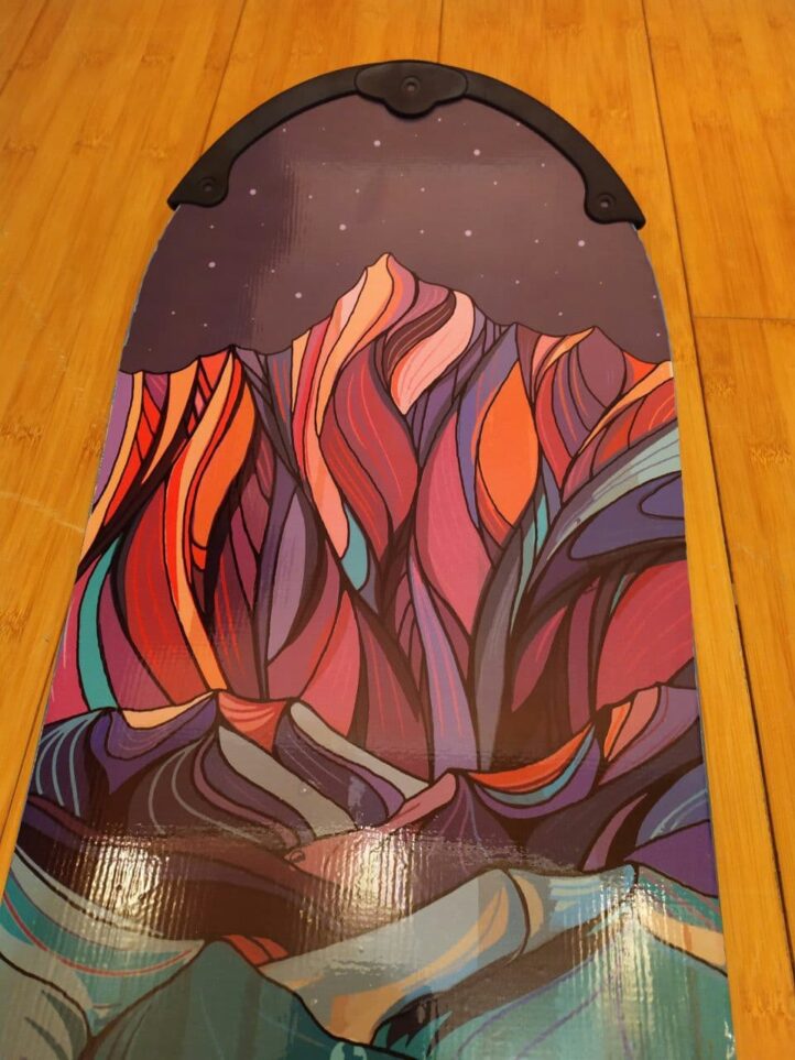 Наклейка на сноуборд на заказ