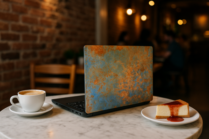 Наклейка на кришку ноутбука