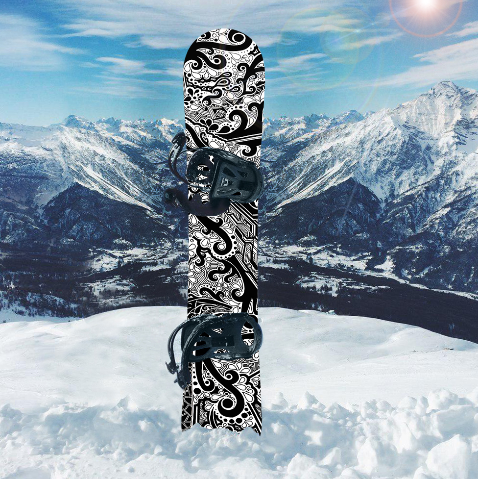 Наліпка на сноуборд