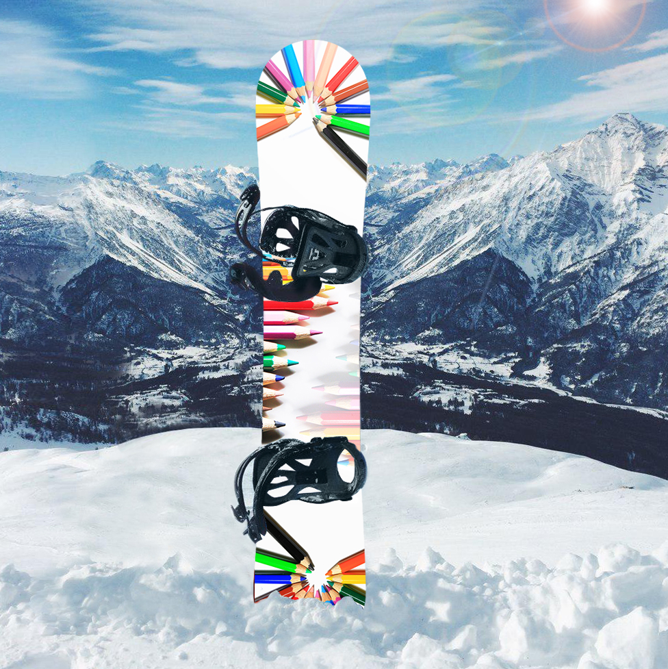 Наклейка на сноуборд на замовлення