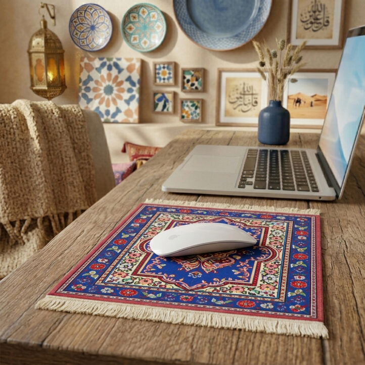 марокканський килимок для миші в інтер'єрі