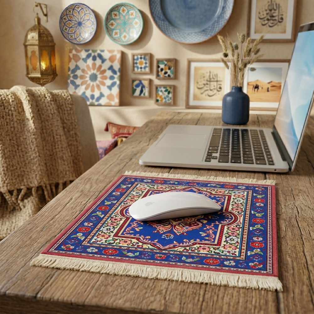 марокканський килимок для миші в інтер'єрі